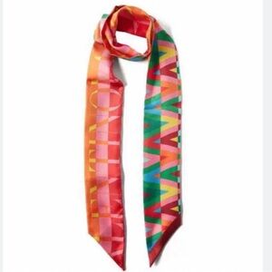Valentino Garavani V Optical Silk Till Scarf